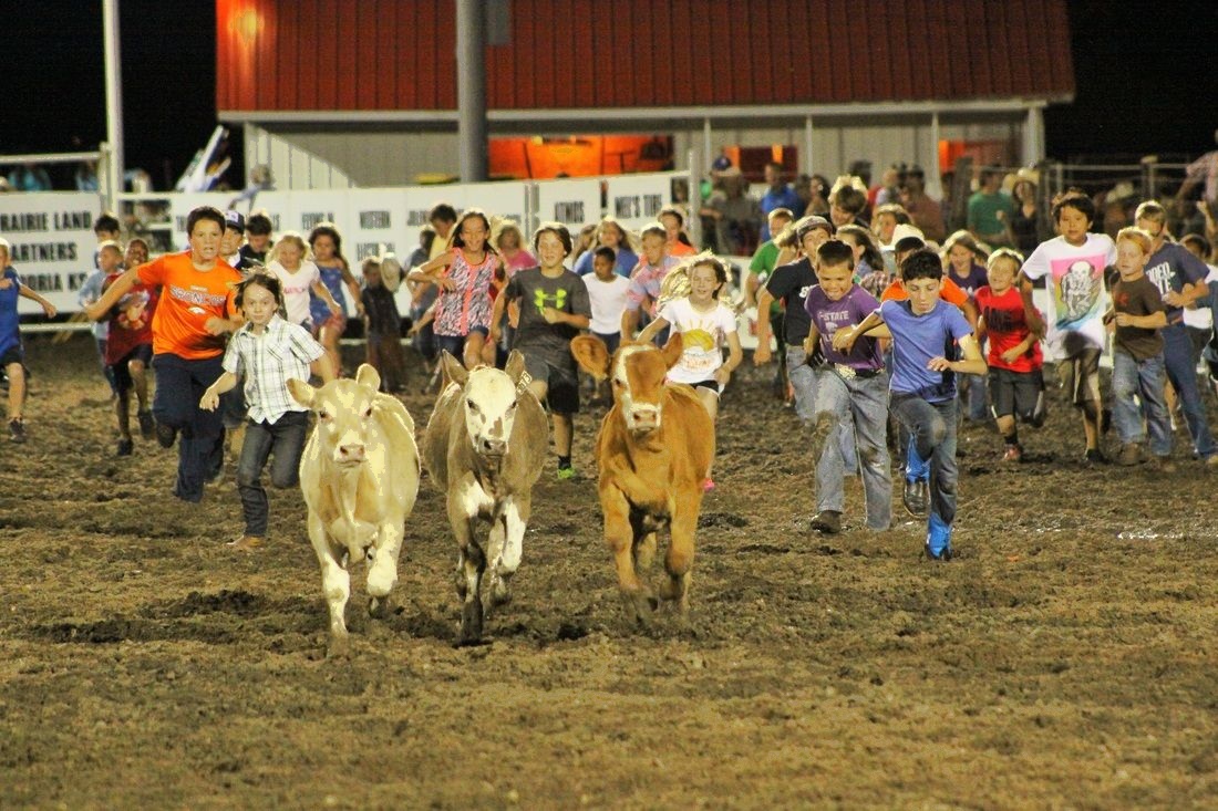 Flint Hills Rodeo CALF SCRAMBLE Flint Hills Rodeo CALF SCRAMBLE