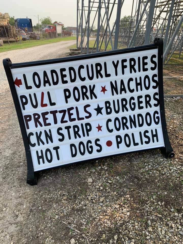 Vendors at The Flint Hills Rodeo